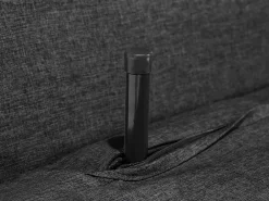 Sohvat<Beliani 1-Istuttava Vuodesohva Kangas Tummanharmaa Setten