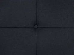 Sohvat<Beliani 3-Istuttava Vuodesohva Kangas Musta Froya