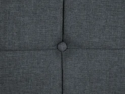 Sohvat<Beliani 3-Istuttava Vuodesohva Kangas Tummanharmaa Froya