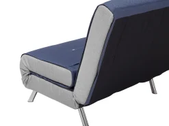 Outlet Beliani 1-Istuttava Vuodesohva Kangas Tummansininen Farris