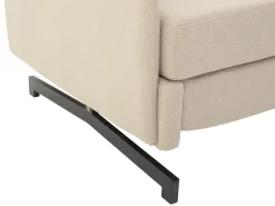 Sohvat<Beliani 2-Istuttava Vuodesohva Kangas Beige Belfast