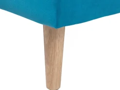 Sohvat<Beliani 3-Istuttava Vuodesohva Kangas Sininen Siljan