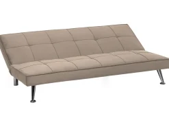 Sohvat<Beliani 3-Istuttava Vuodesohva Kangas Beige Hasle