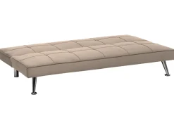 Sohvat<Beliani 3-Istuttava Vuodesohva Kangas Beige Hasle