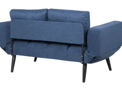 Sohvat<Beliani 2-Istuttava Vuodesohva Kangas Laivastonsininen Brekke