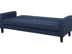 Sohvat<Beliani 3-Istuttava Vuodesohva Kangas Tummansininen Vehkoo