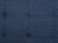 Sohvat<Beliani 3-Istuttava Vuodesohva Kangas Tummansininen Vehkoo