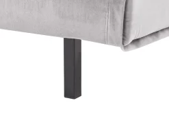 Sohvat<Beliani 2-Istuttava Vuodesohva Sametti Harmaa Vestfold