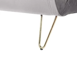 Sohvat<Beliani 2-Istuttava Vuodesohva Sametti Harmaa Vestfold