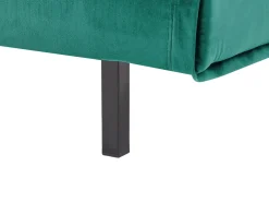 Cheap Beliani 2-Istuttava Vuodesohva Sametti Tummanvihrea Vestfold