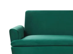 Discount Beliani 3-Istuttava Vuodesohva Sametti Tummanvihrea Vettre