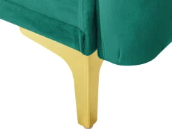 Clearance Beliani 3-Istuttava Vuodesohva Sametti Vihrea Lucan