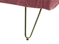 Sohvat<Beliani 2-Istuttava Vuodesohva Sametti Vaaleanpunainen Vestfold