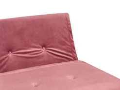 Sohvat<Beliani 2-Istuttava Vuodesohva Sametti Vaaleanpunainen Vestfold