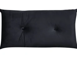 Store Beliani 1-Istuttava Vuodesohva Sametti Musta Vestfold