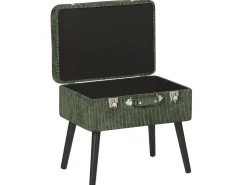 Fashion Beliani Jakkara Vakosametti Säilytystila Tummanvihrea 52 X 36 Cm Mallard