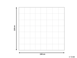 Tekstiilit<Beliani Japara-Puuvillapeitto Mikrokuitutayte 220 X 240 Cm Nuptse