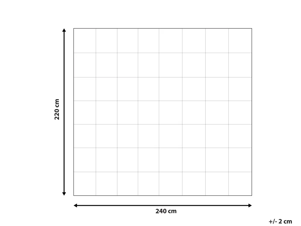 Tekstiilit<Beliani Japara-Puuvillapeitto Mikrokuitutayte 220 X 240 Cm Nuptse