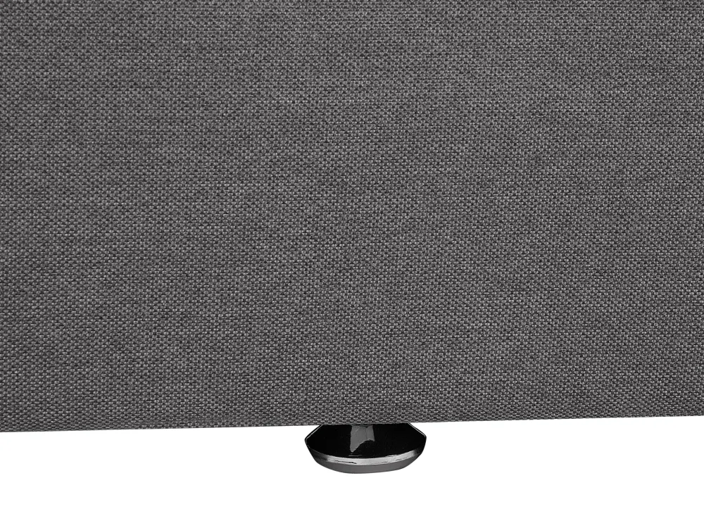 New Beliani Jenkkisanky Kangas Tummanharmaa 180 X 200 Cm President