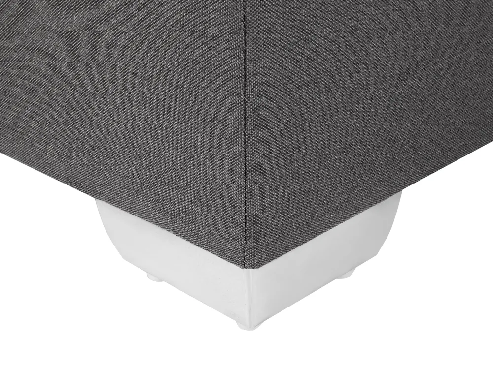 New Beliani Jenkkisanky Kangas Tummanharmaa 180 X 200 Cm President