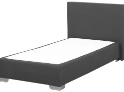 Sängyt<Beliani Jenkkisanky Kangas Tummanharmaa 90 X 200 Cm President