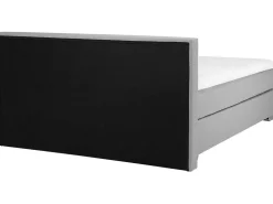 Sängyt<Beliani Jenkkisanky Kangas Vaaleanharmaa 180 X 200 Cm Consul