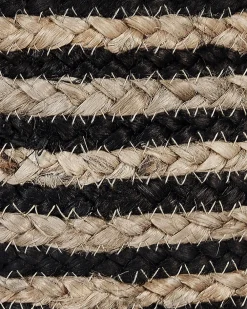 New Beliani Juuttikori Beige/Musta 26 Cm Jhansi