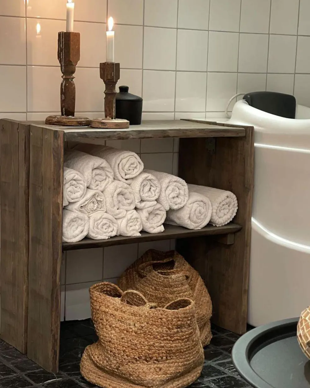 Lastenhuone<Beliani Juuttikori Hiekanruskea 2 Kpl Kaella