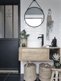 Lastenhuone<Beliani Juuttikori Hiekanruskea 2 Kpl Kaella