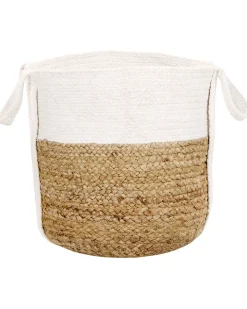 Best Beliani Juuttikori Luonnonvari/Valkoinen 2 Kpl Bellpat