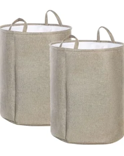 Sale Beliani Kangaskori Beige 2 Kpl Samti