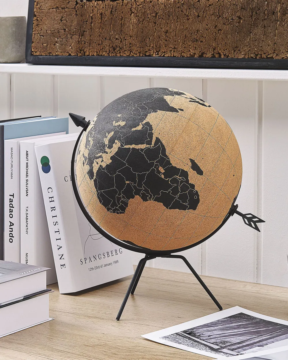 Lastenhuone<Beliani Karttapallo Ruskea/Musta 35 Cm Battuta