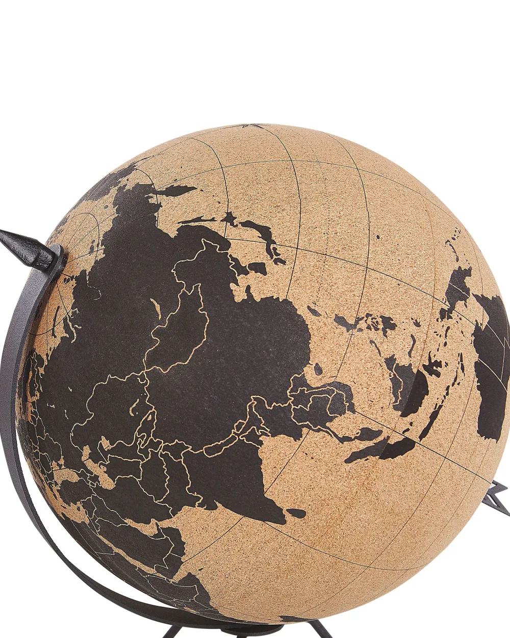 Lastenhuone<Beliani Karttapallo Ruskea/Musta 35 Cm Battuta