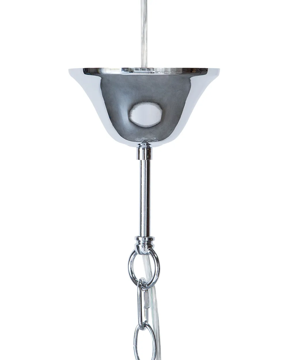 Hot Beliani Kattokruunu 5 Polttimoa Metalli Hopea Locone