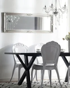 Hot Beliani Kattokruunu 5 Polttimoa Metalli Hopea Locone