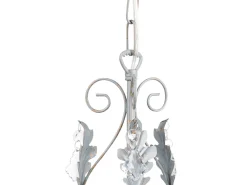 Sale Beliani Kattokruunu 3 Polttimoa Rauta Harmaa Isen