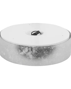 Valaisimet<Beliani Kattovalaisin 3 Polttimoa Polypuuvilla Hopea Rena