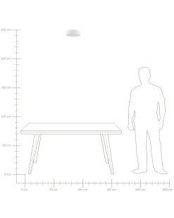 Outlet Beliani Kattovalaisin 3 Polttimoa Polypuuvilla Valkoinen Rena