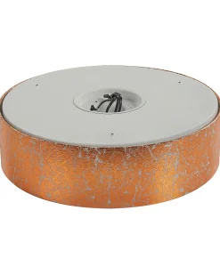 Valaisimet<Beliani Kattovalaisin 3 Polttimoa Polypuuvilla Kupari Rena