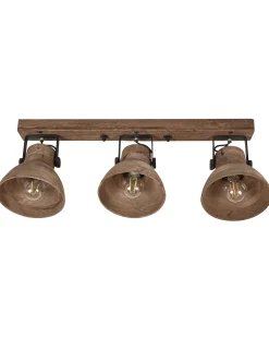 Best Beliani Kattovalaisin 3 Polttimoa Tumma Mangopuu Pennai