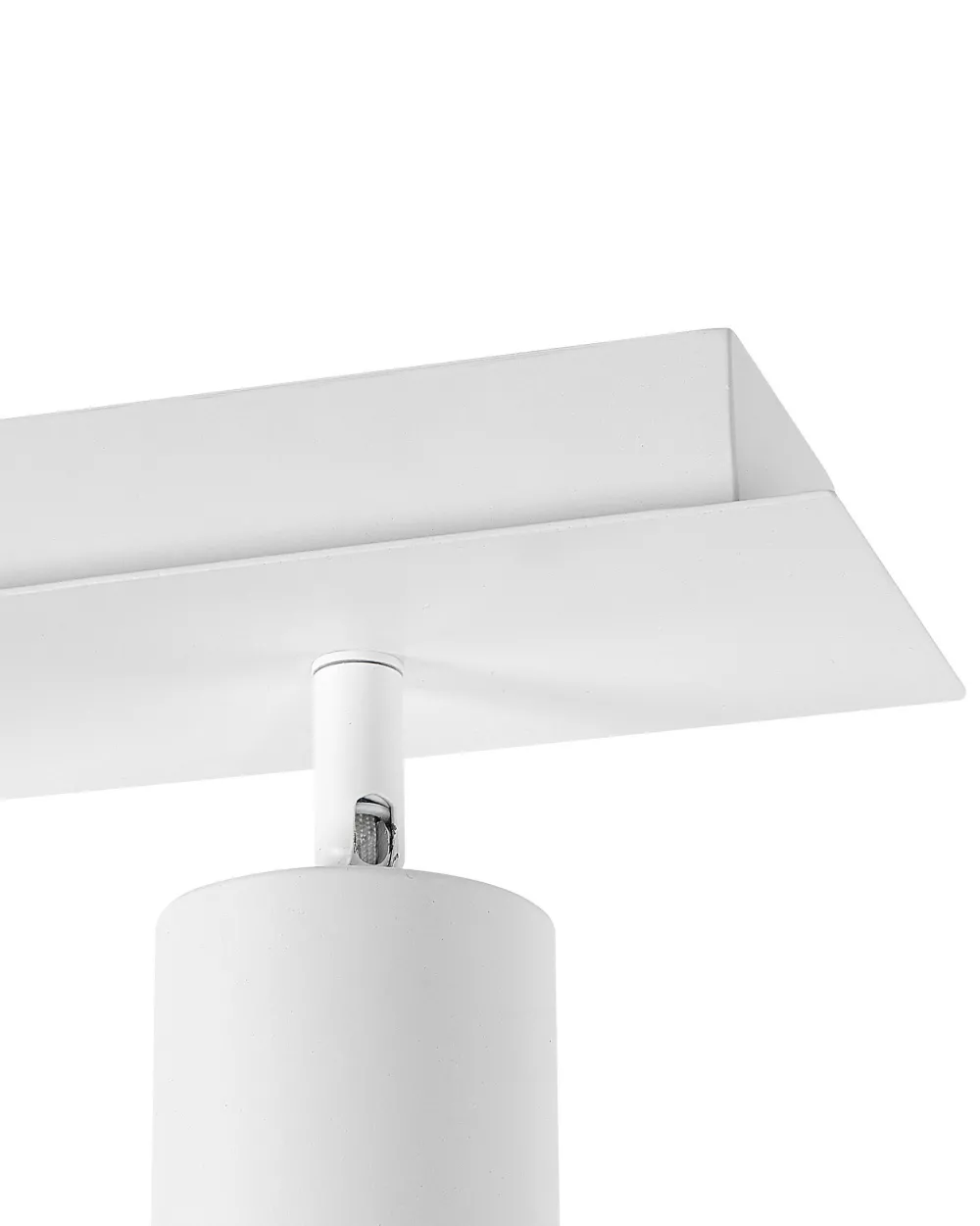 Shop Beliani Kattovalaisin 4 Polttimoa Metalli Valkoinen Tigris