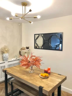 Valaisimet<Beliani Kattovalaisin 6 Polttimoa Metalli Messinki Kidane