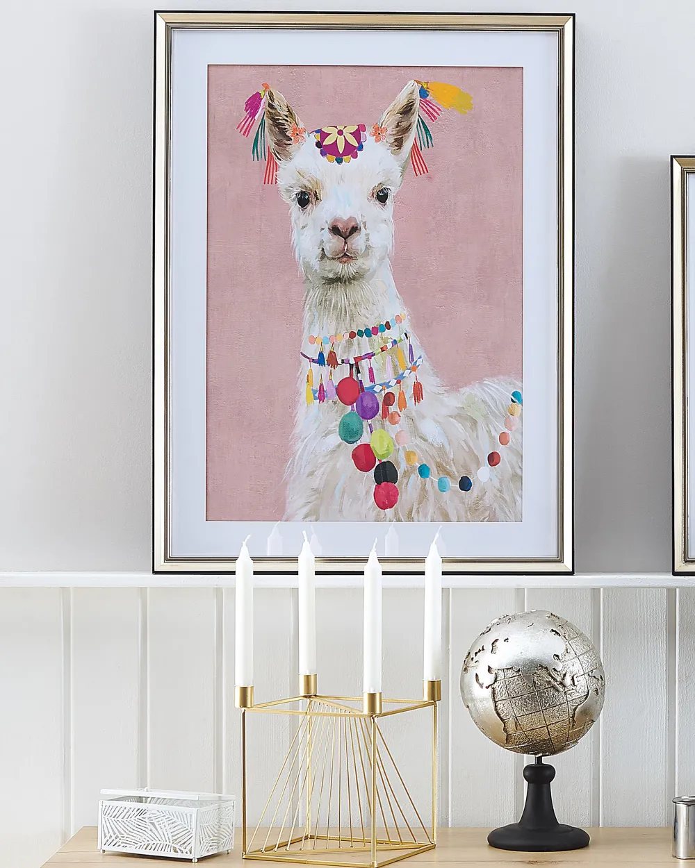 Best Sale Beliani Kehystetty Taulu Monivarinen 30 X 40 Cm Balala