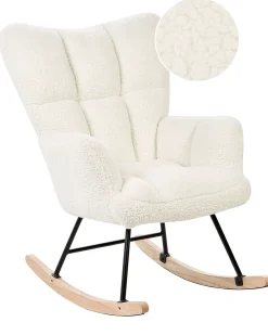 Fashion Beliani Keinutuoli Buklee Valkoinen Oulu