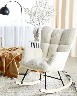 Fashion Beliani Keinutuoli Buklee Valkoinen Oulu