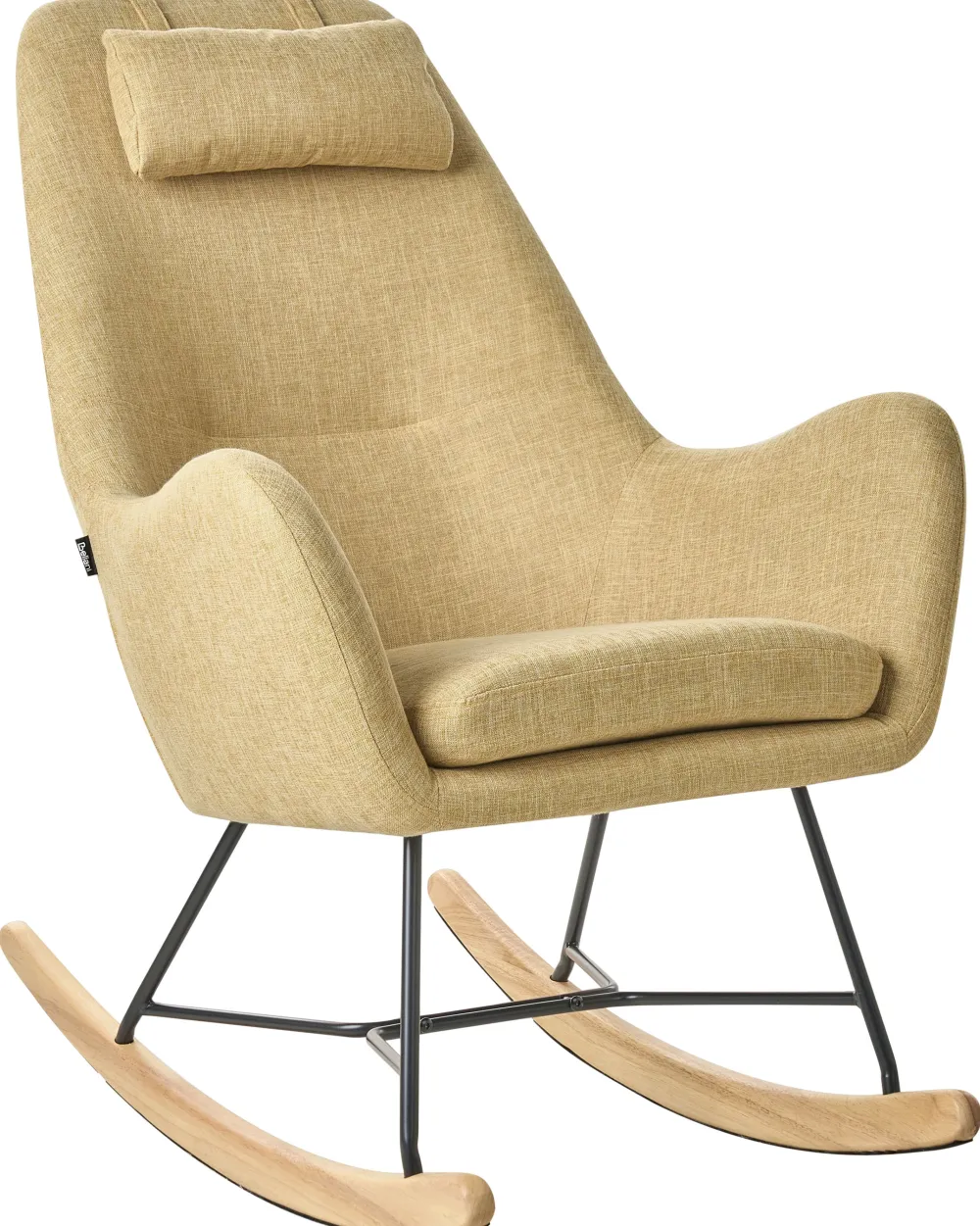 Tuolit<Beliani Keinutuoli Kangas Keltainen Arrie