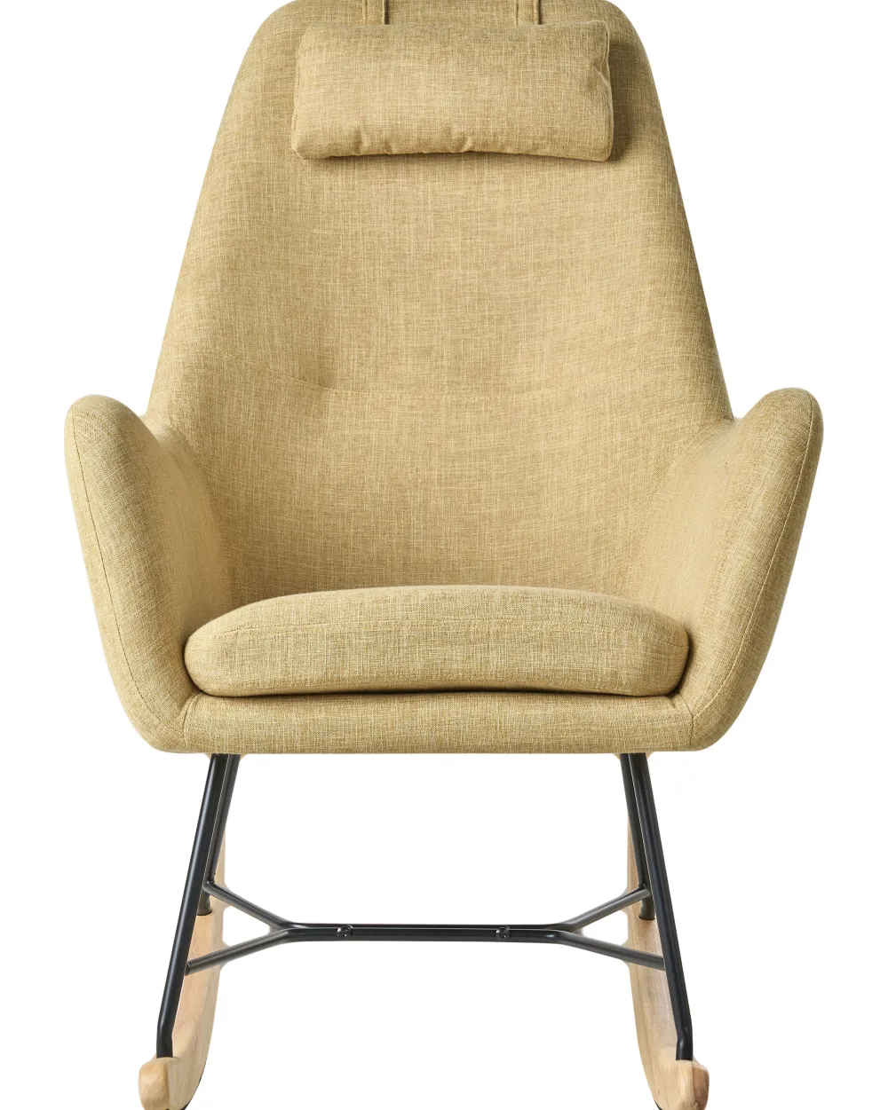 Tuolit<Beliani Keinutuoli Kangas Keltainen Arrie