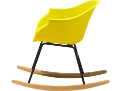 Best Sale Beliani Keinutuoli Muovi Keltainen Harmony