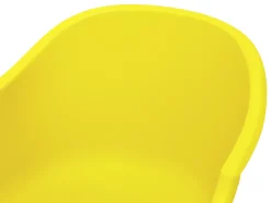 Best Sale Beliani Keinutuoli Muovi Keltainen Harmony