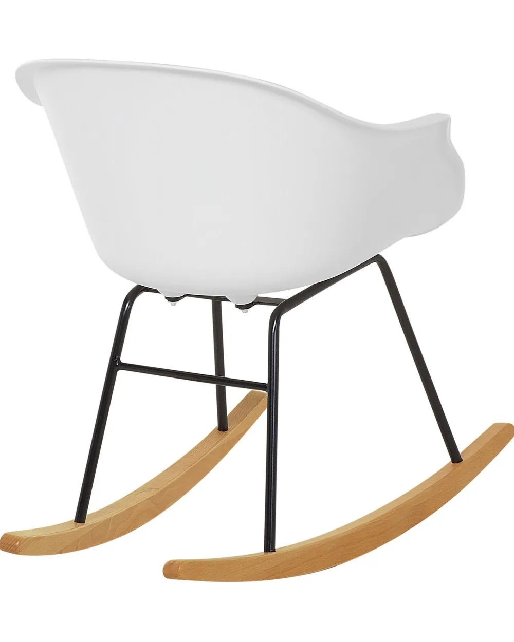 Tuolit<Beliani Keinutuoli Muovi Valkoinen Harmony